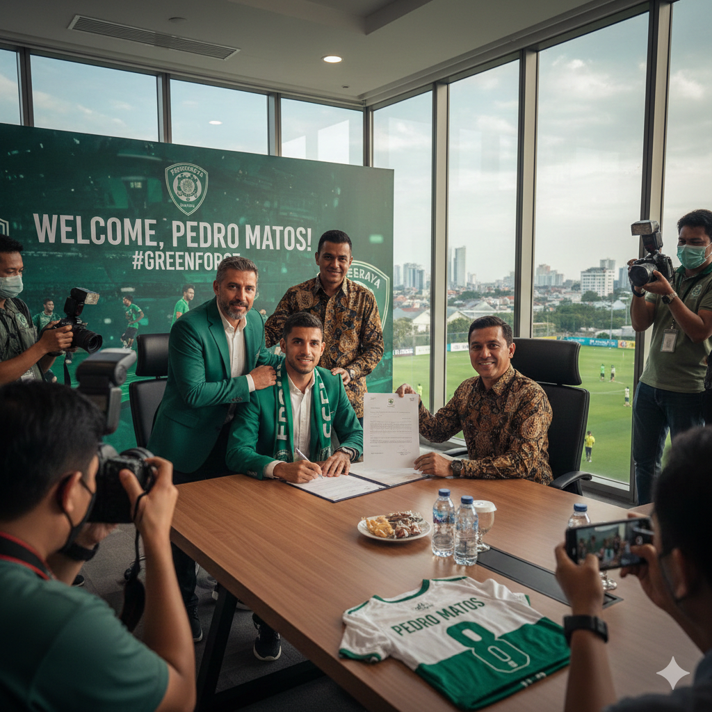 Pedro Matos Resmi Gabung Persebaya, Gelandang Portugal Ini Jadi Senjata Baru Green Force di Putaran Kedua Super League