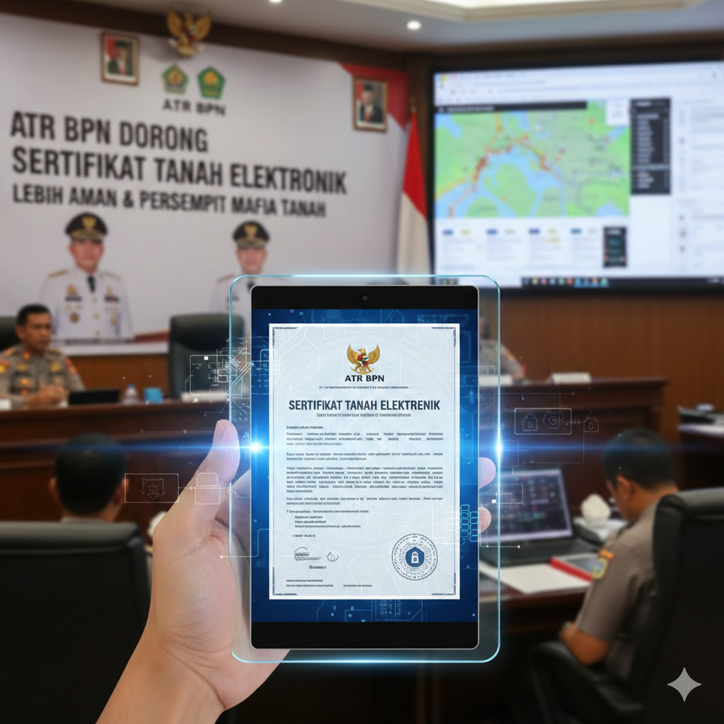 Sertifikat Tanah Elektronik Diklaim Lebih Aman
