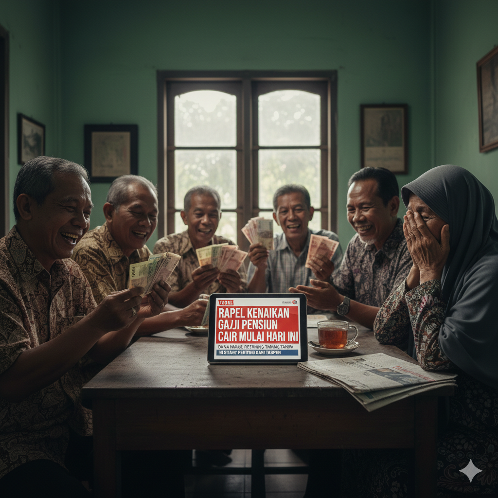 Rapel Kenaikan Gaji Pensiun Resmi Cair Mulai Hari Ini, Dana Masuk Rekening Tanpa Pemberitahuan, Ini Syarat Penting dari Taspen