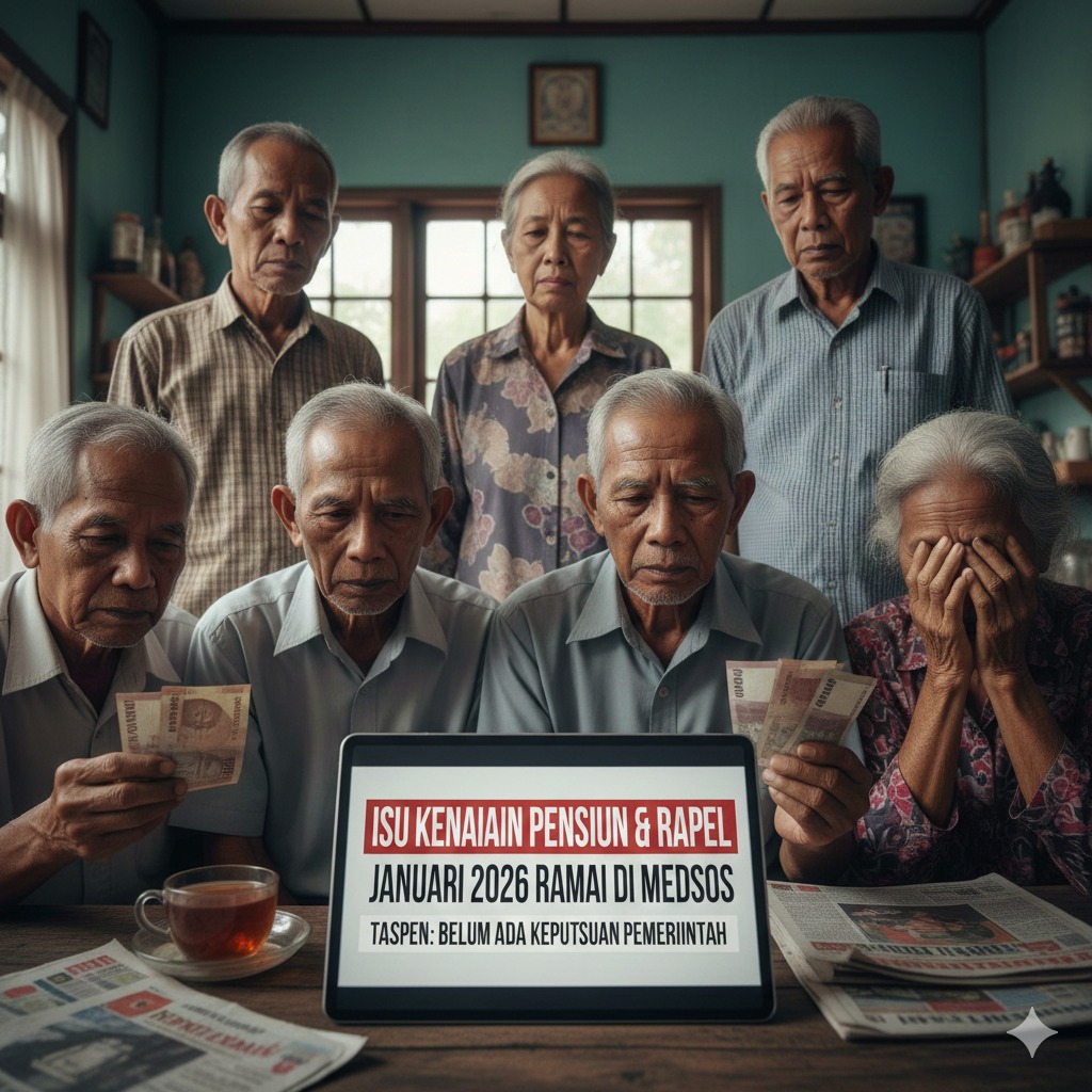 Isu Kenaikan Pensiun dan Rapel Januari 2026 Ramai di Media Sosial, TASPEN Tegaskan Belum Ada Keputusan Pemerintah