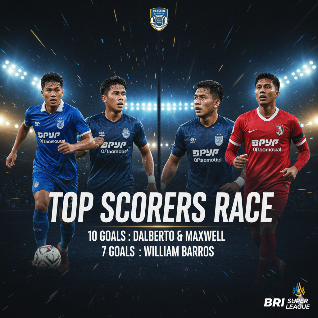 Persib Bandung kokoh di puncak klasemen BRI Super League! Simak update top skor William Barros, persaingan poin dengan Borneo FC, dan jadwal Persib vs PSBS Biak di sini.