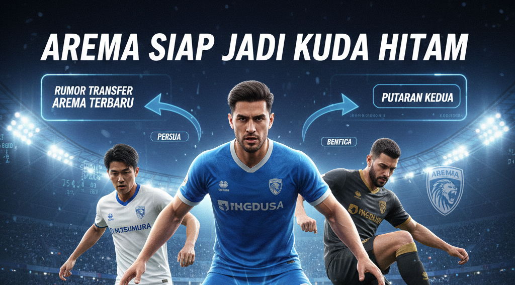 Rumor transfer Arema terbaru memanas. Singo Edan bidik pemain Persija hingga striker Brasil eks Benfica jelang putaran kedua.