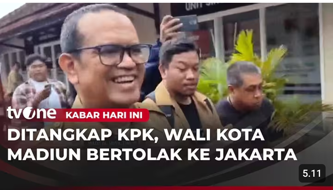OTT KPK Madiun gegerkan Jawa Timur. Wali Kota Madiun Maidi diamankan, diduga terkait suap proyek dan dana CSR.