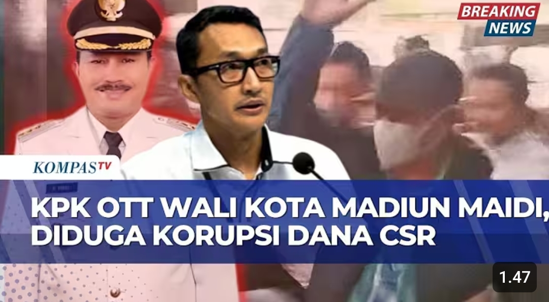 OTT KPK Madiun Maidi: 15 orang diamankan, sembilan dibawa ke Jakarta. KPK sita uang ratusan juta terkait fee proyek dan dana CSR.