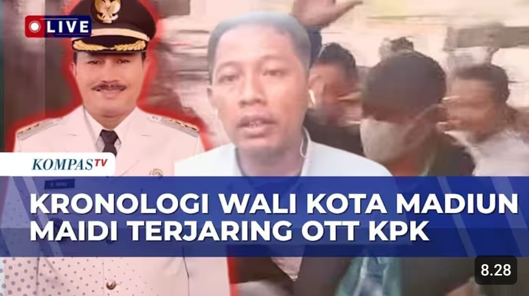 OTT KPK Madiun mengamankan 15 orang, termasuk Wali Kota Madiun Maidi. Kasus diduga terkait dana CSR dan fee proyek.