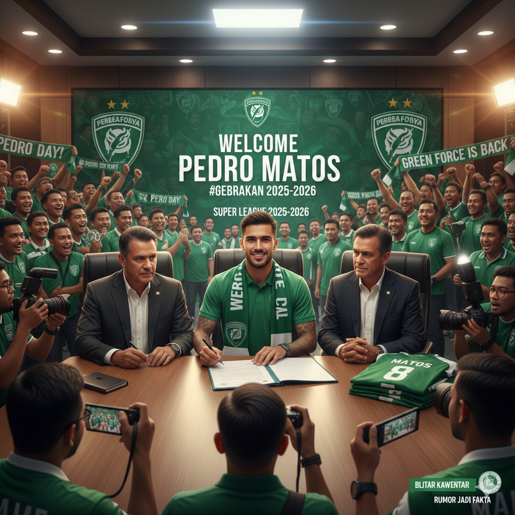Rumor Persebaya Surabaya Terbaru Pecah: Pedro Matos Tiba dan Tanda Tangan Hari Ini, Gebrakan Green Force di Bursa Paruh Musim