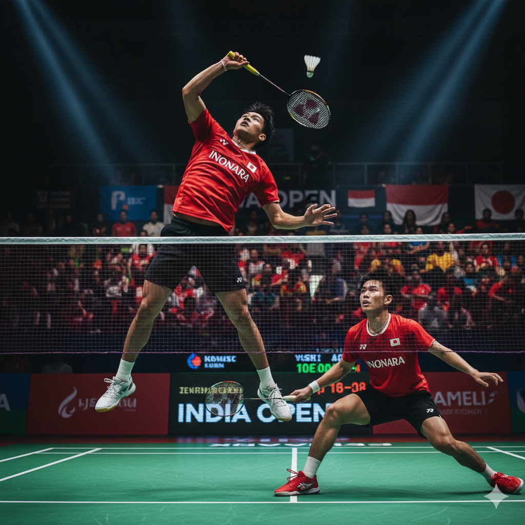 Jonathan Christie dan Sabar/Reza raih hasil gemilang di India Open! Simak ulasan kemenangan Jojo atas wakil Jepang dan langkah Sabar/Reza ke 16 besar di sini.