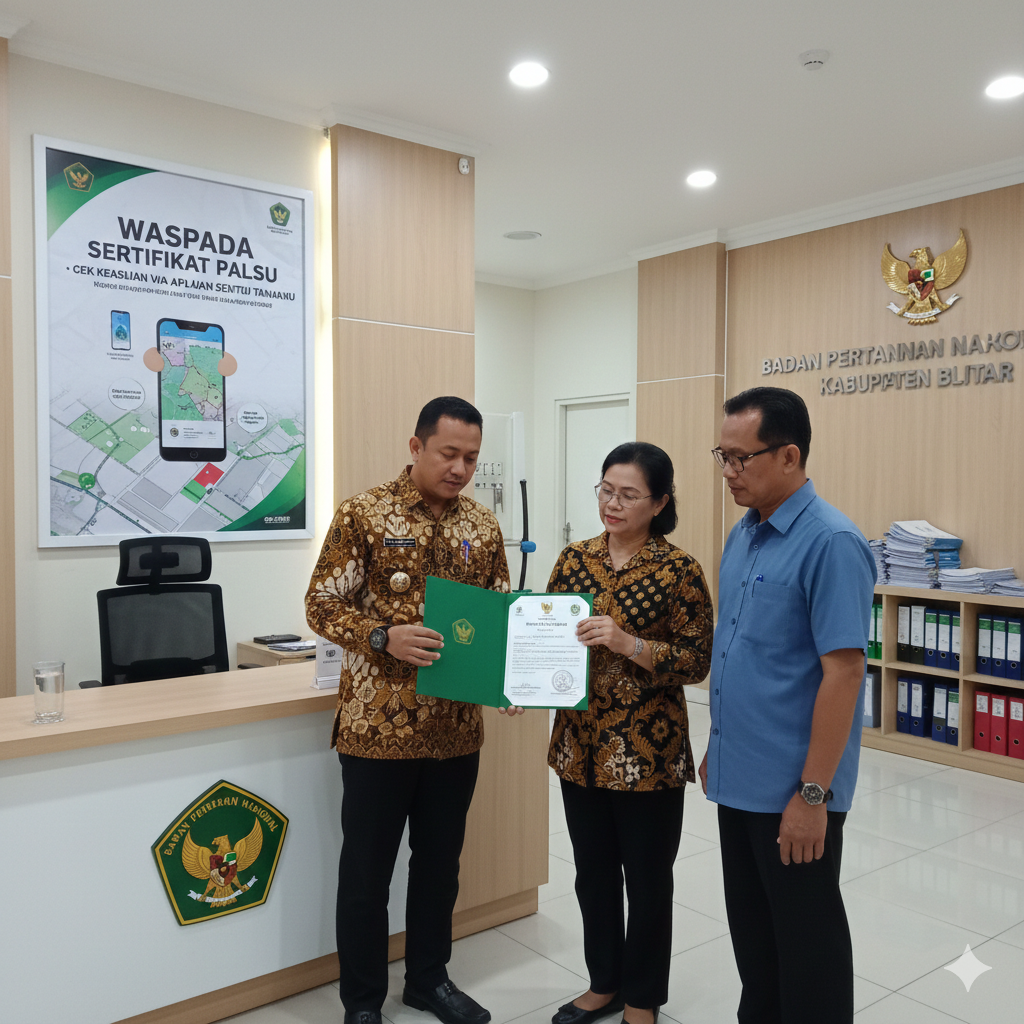 Ketahui cara cek keaslian sertifikat tanah lewat aplikasi Sentuh Tanahku dan ciri fisik aslinya agar terhindar dari penipuan.