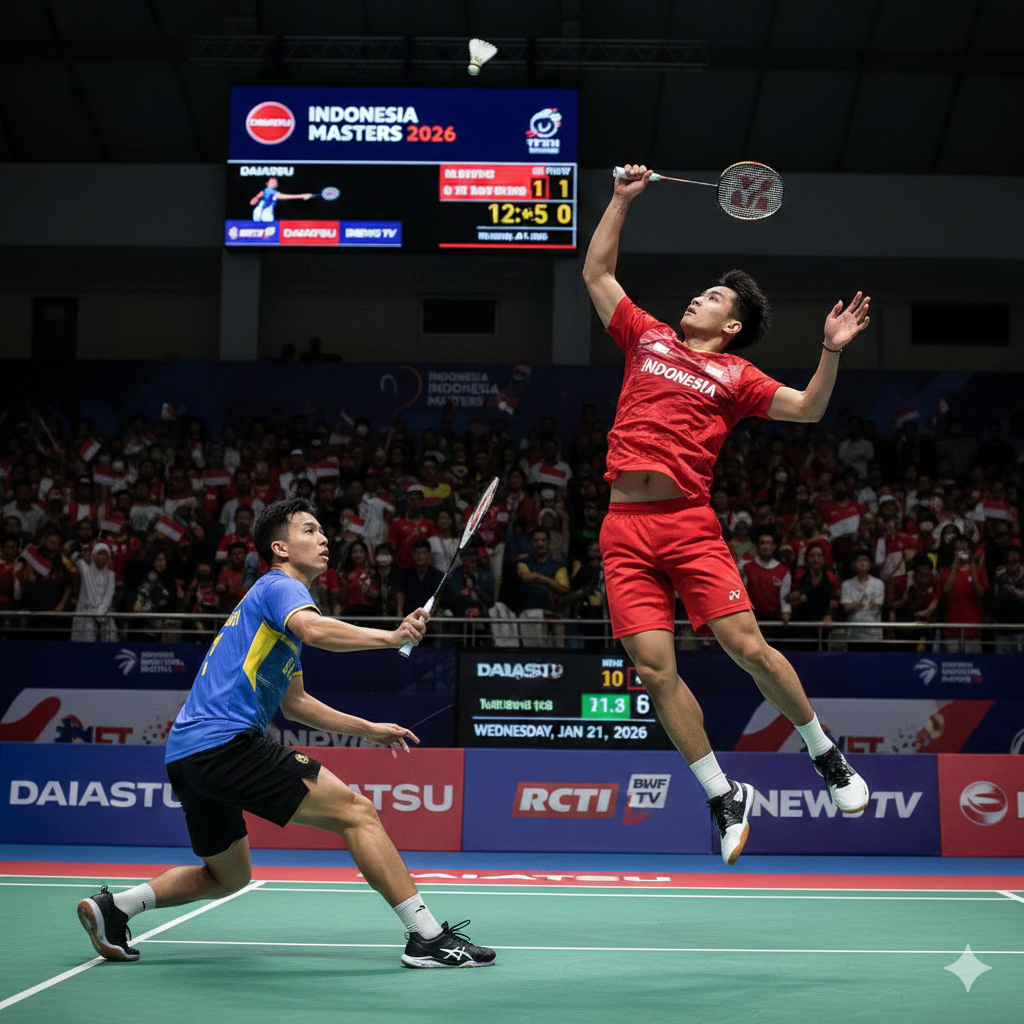Jadwal 32 Besar Indonesia Masters 2026 Hari Kedua Lengkap: Ginting, Putri KW, hingga Duel Panas Ganda Campuran