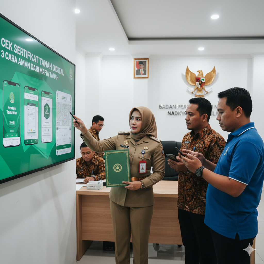 Simak 3 cara cek sertifikat tanah online lewat aplikasi dan website resmi ATR/BPN untuk pastikan keamanan aset properti Anda.