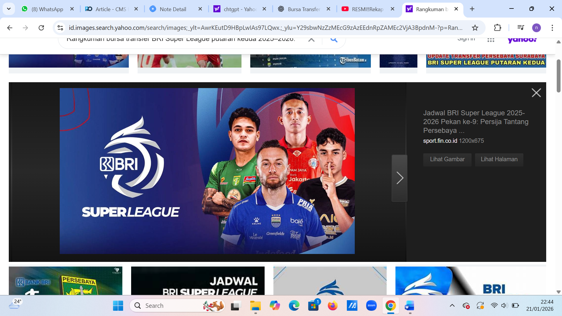 Rangkuman bursa transfer BRI Super League putaran kedua 2025&ndash;2026. Persis Solo, Persebaya, Persib, hingga Borneo FC bergerak aktif.