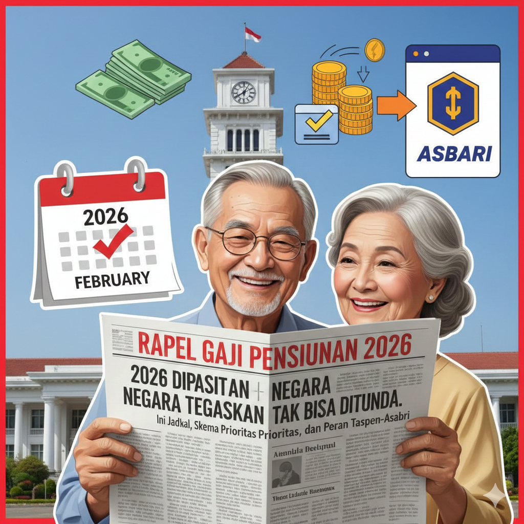 Rapel gaji pensiunan 2026