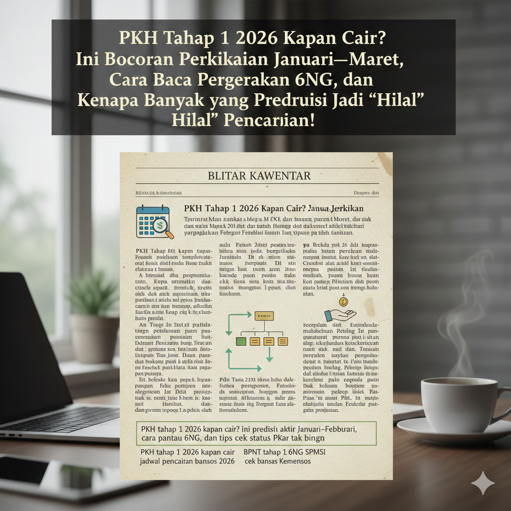 PKH Tahap 1 2026 Kapan Cair? Jangan Panik Dulu! Ini 4 Penyebab PKH-BPNT Belum Masuk Rekening KKS, Mulai SPM Belum Terbit hingga Status Exclude