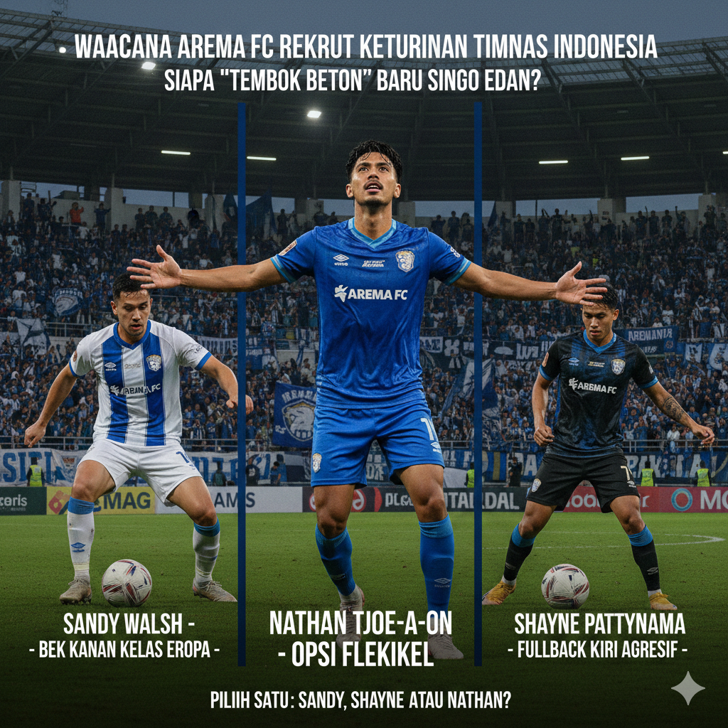 Arema FC Halu Berkelas? Sandy Walsh, Shayne Pattynama hingga Nathan Tjoe-A-On Disebut Cocok Jadi Tembok Beton Lini Belakang Singo Edan