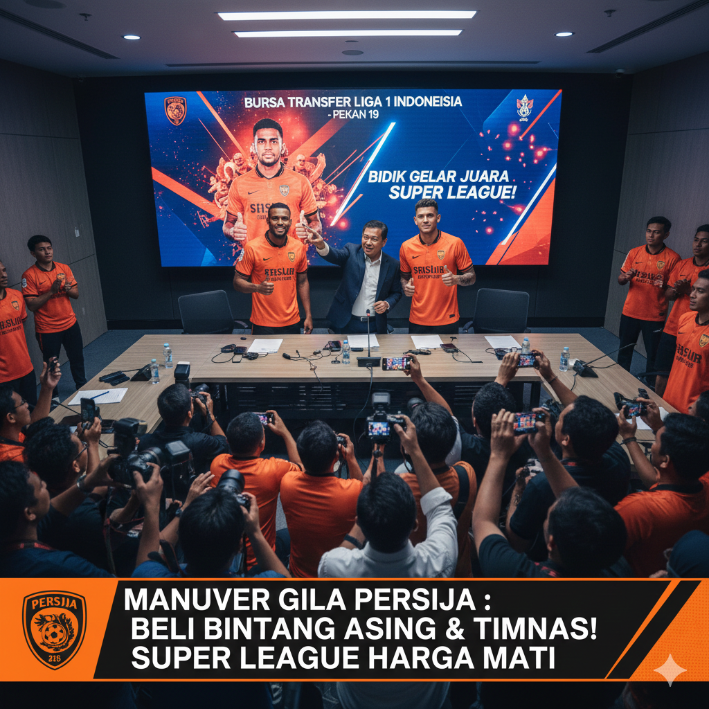 Gebrakan Persija di Bursa Transfer Liga 1! Resmi gaet Alaidine Ajarae & bidik Ivar Jenner demi ambisi juara Super League 2025-2026. Macan makin buas!