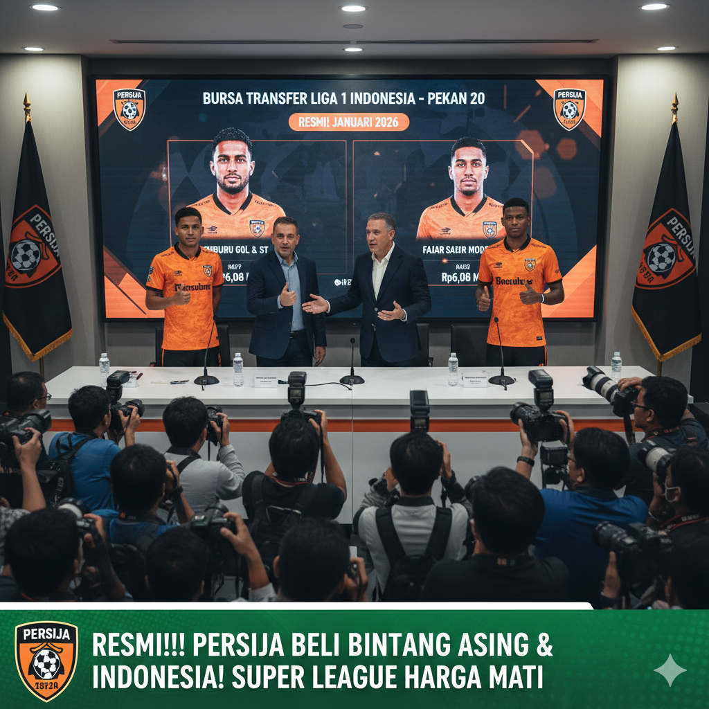 Gebrakan Persija di Bursa Transfer Liga 1! Resmi gaet Alaeddine Ajarae, top skor Liga India yang cetak 23 gol semusim. Macan Kemayoran makin haus juara!