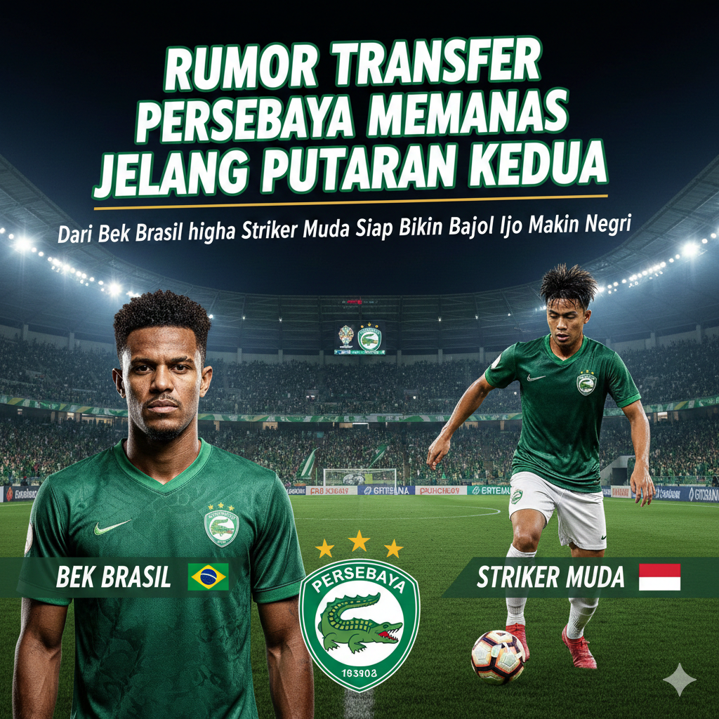 Rumor Transfer Persebaya Memanas Jelang Putaran Kedua.