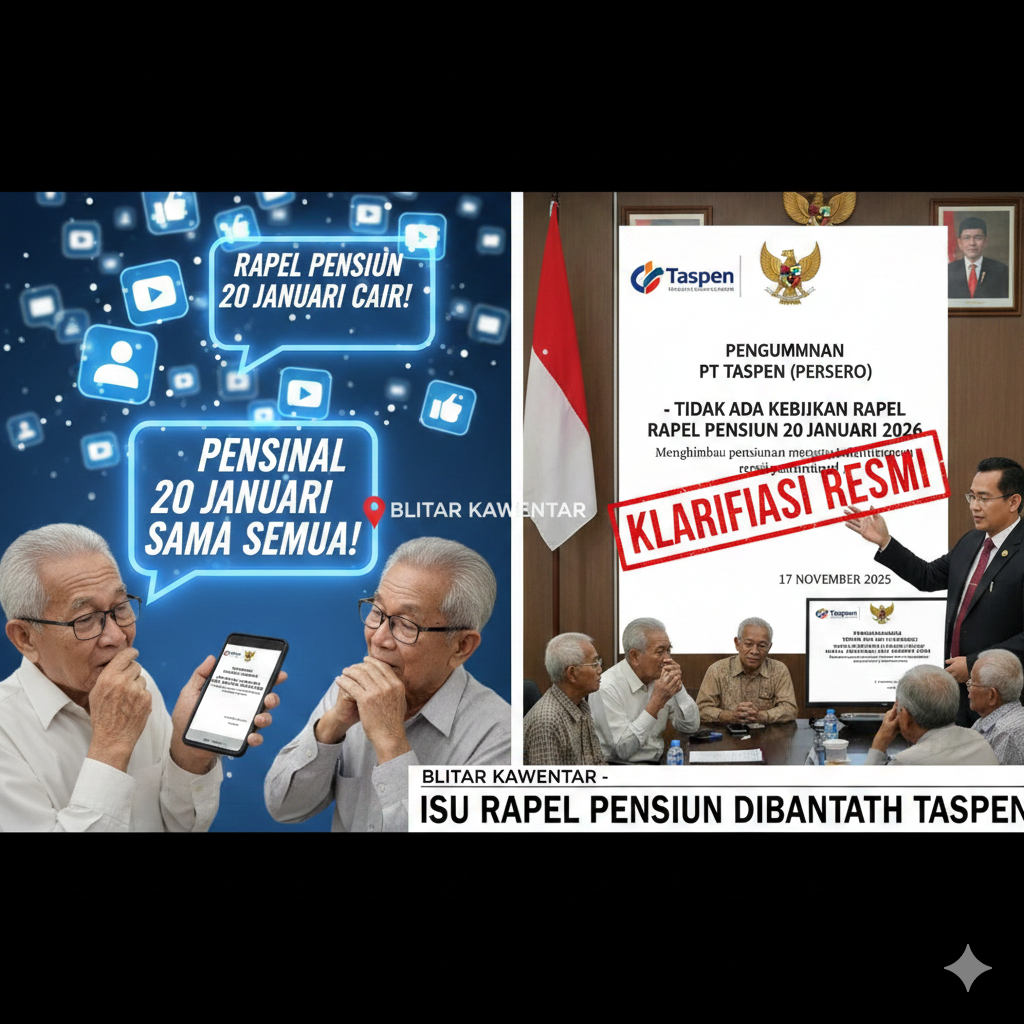 Viral Rapel Pensiun Cair 20 Januari 2026, Benarkah? Ini Klarifikasi Resmi PT Taspen soal Klaim ASN, TNI, dan Polri