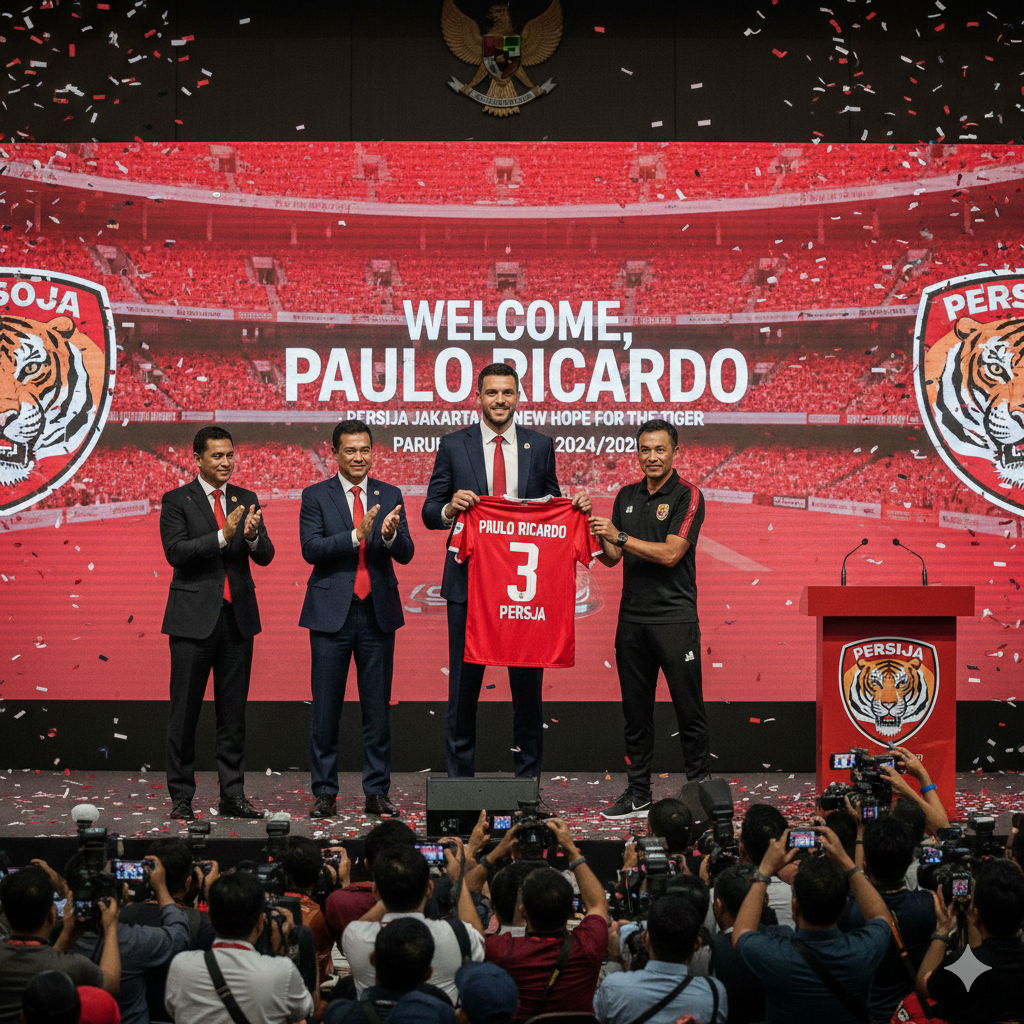Paulo Ricardo Persija Resmi Diperkenalkan