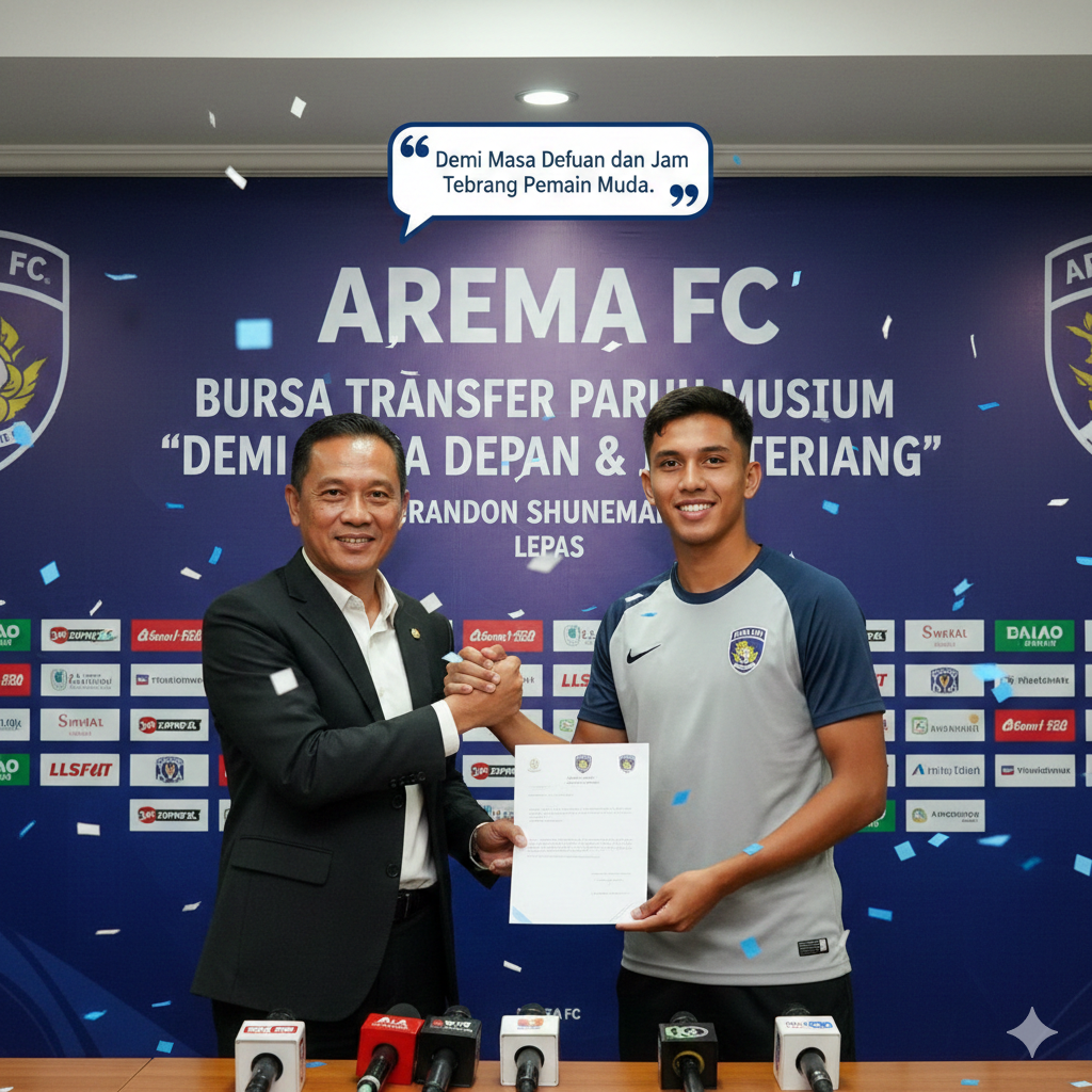 Arema FC Lepas Brandon Shuneman
