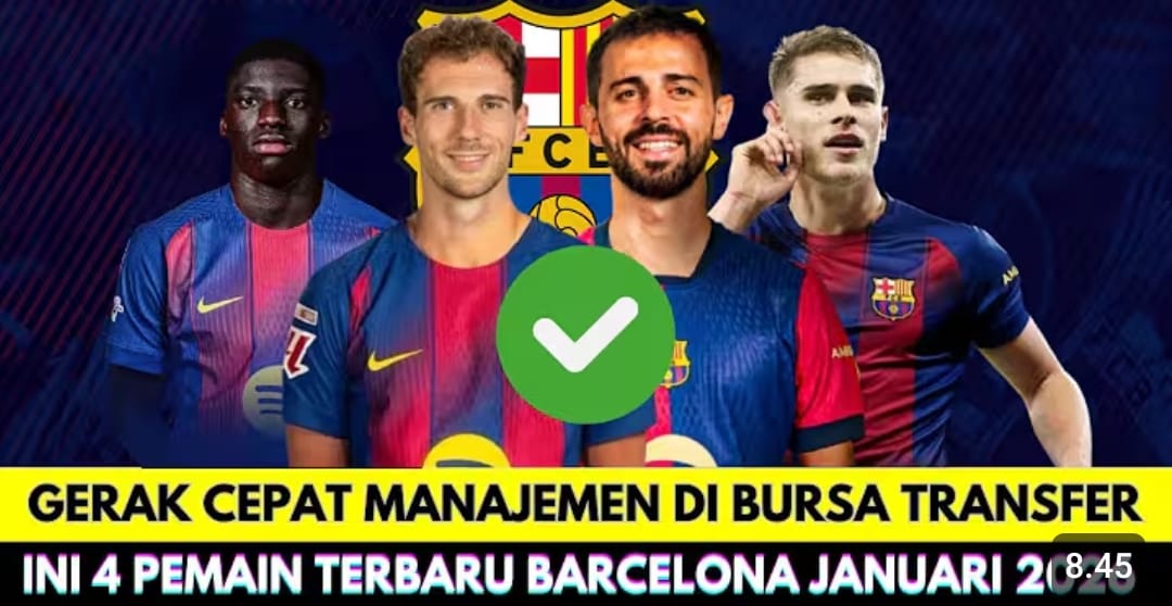 Bursa Transfer Januari 2026 Barcelona memanas. Hansi Flick incar 4 pemain demi perkuat skuad dan jaga dominasi Blaugrana.