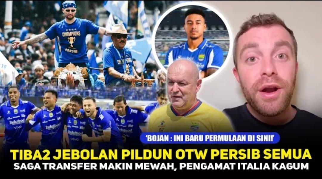 Transfer Persib Bandung jadi sorotan dunia. Media Italia bahas risiko Kurzawa, Jesse Lingard dan Kongolo masuk radar Maung Bandung.