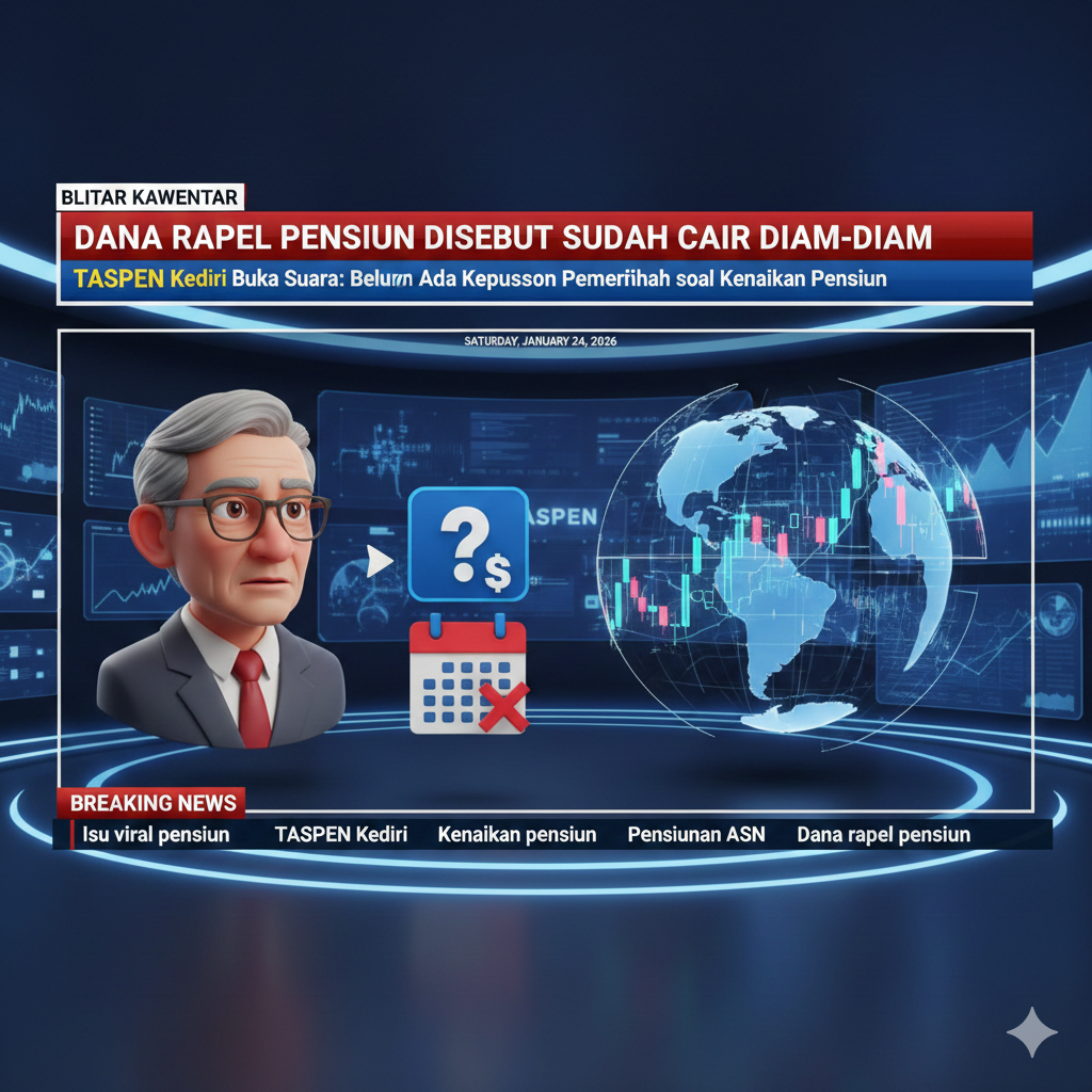 Dana Rapel Pensiun Disebut Sudah Cair Diam-Diam, TASPEN Kediri Buka Suara: Belum Ada Keputusan Pemerintah soal Kenaikan Pensiun