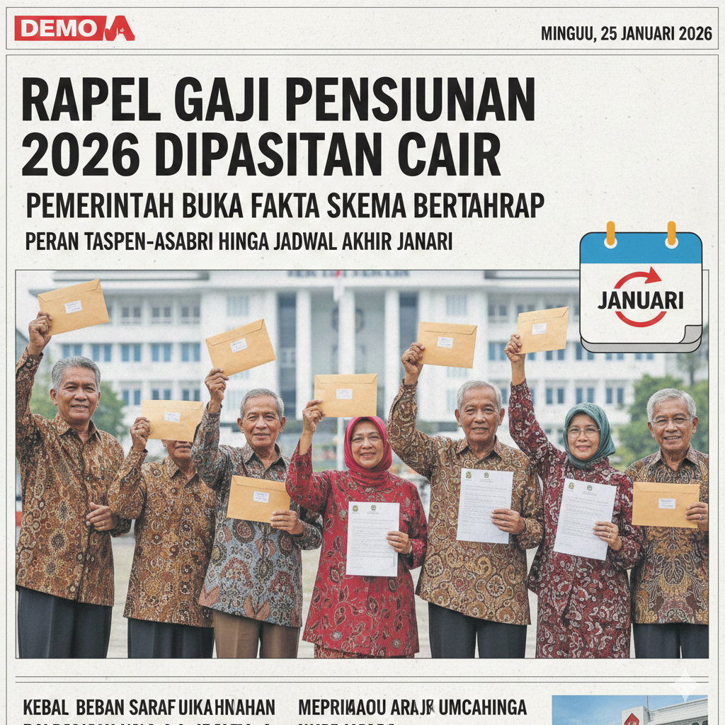 Ramai Isu Rapel Gaji Pensiunan 2026.