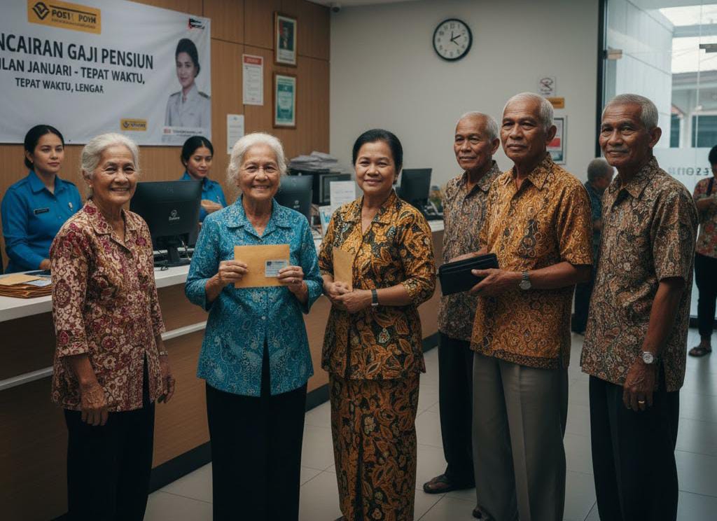 Viral Rapel Gaji Pensiunan ASN-TNI-Polri 2026 Disebut Pasti Cair, TASPEN Kediri Bongkar Fakta: Belum Ada Keputusan Pemerintah