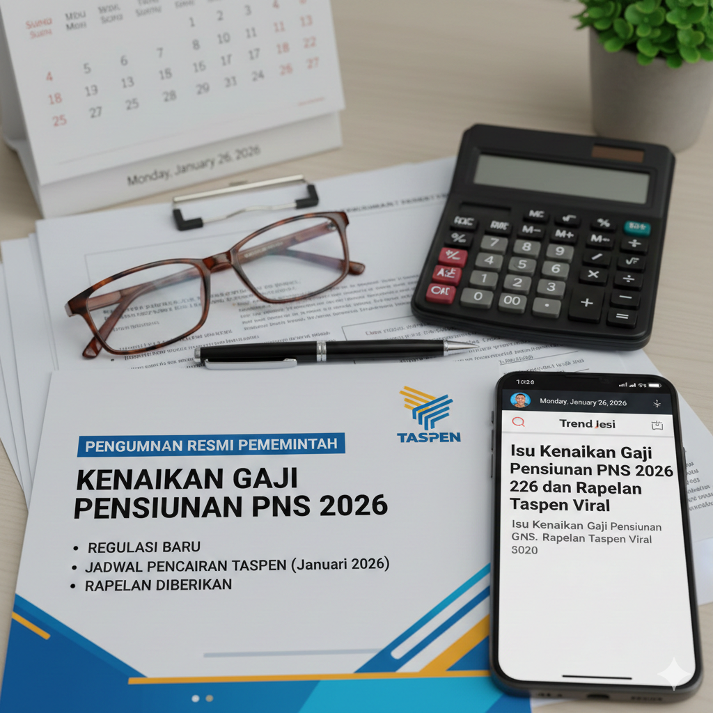 Isu Kenaikan Gaji Pensiunan PNS 2026.