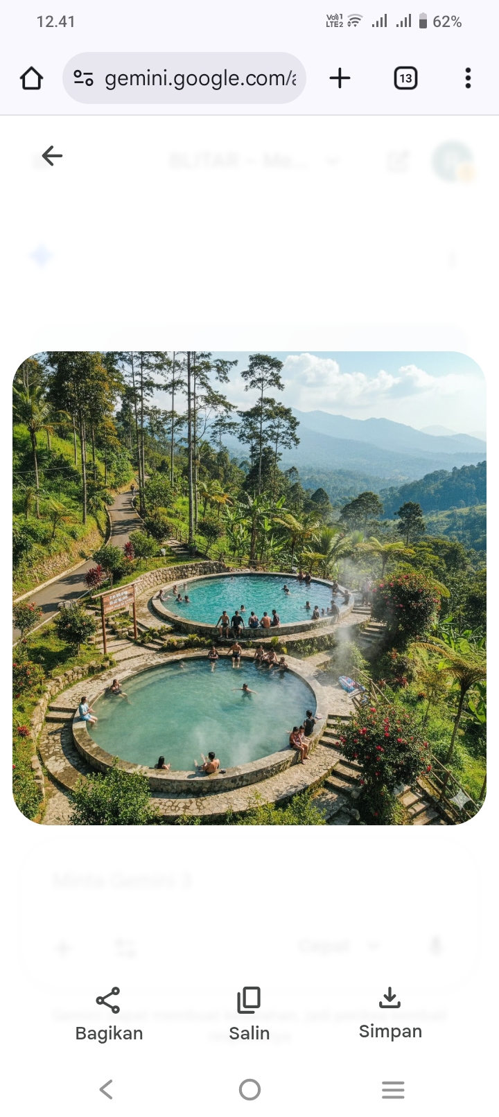 Renang di Kolam Air Panas Tirta Camelia Cuma 10 Ribuan, Pemandangan Jalannya Cakep dan Airnya Bersih Bikin Pengunjung Happy