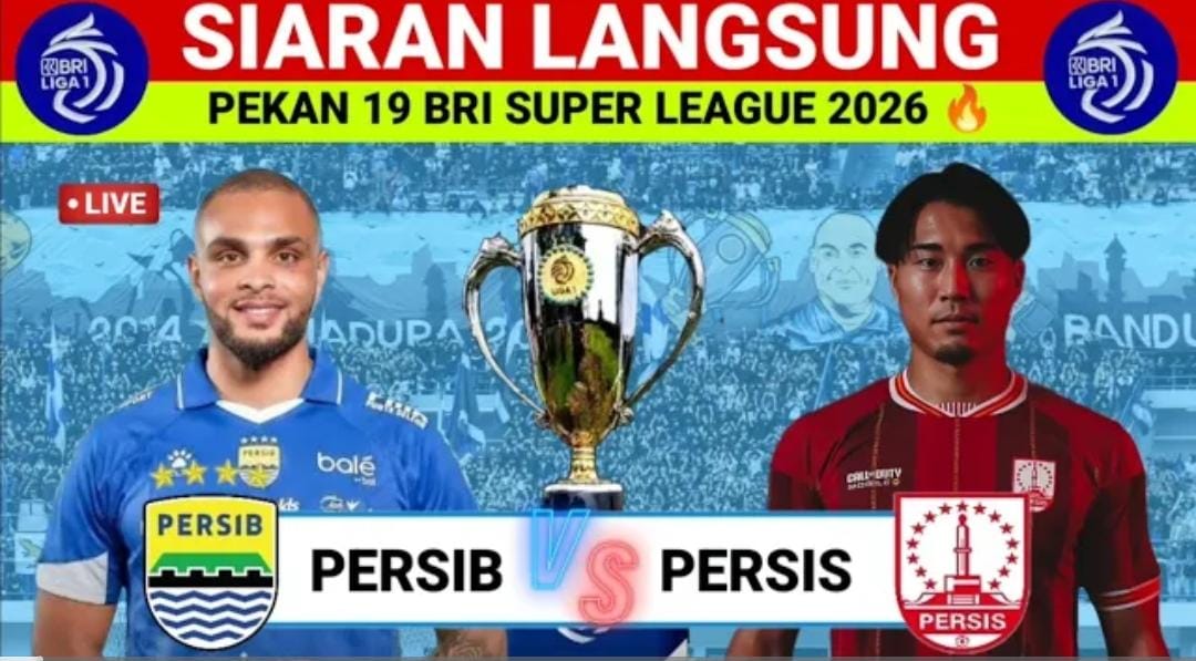 Persis Solo vs Persib Bandung di pekan ke-19 BRI Super League, Maung Bandung berpeluang besar amankan tiga poin di Stadion Manahan.