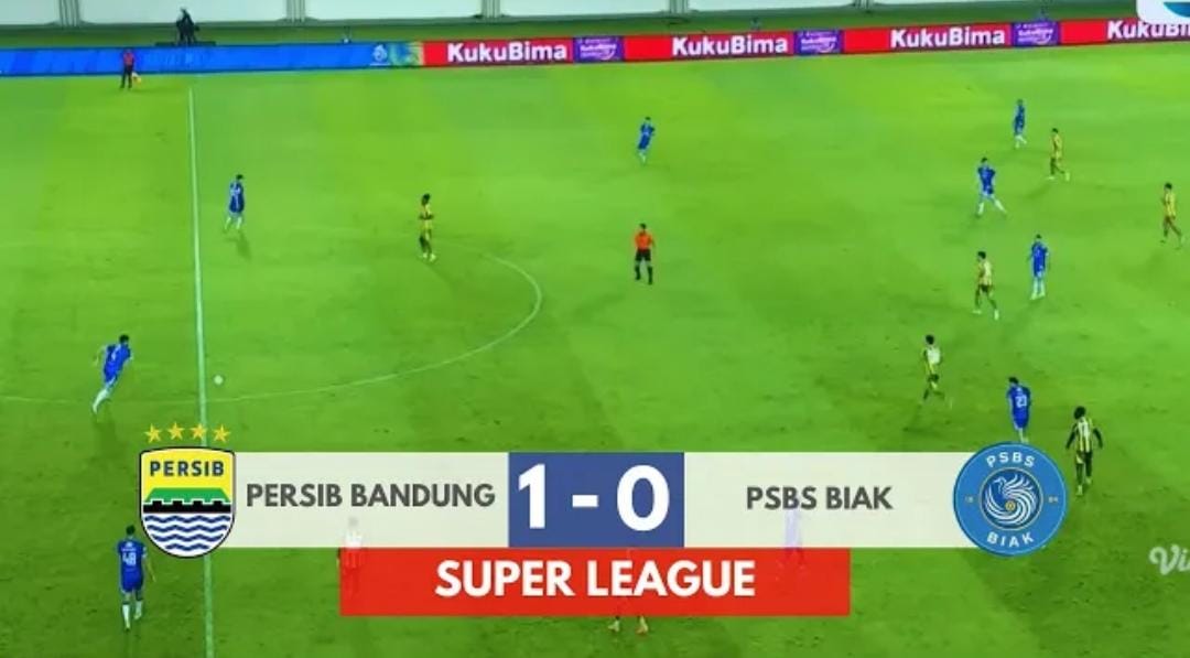Persib Bandung vs PSBS Biak malam ini pukul 19.00 WIB. Laga krusial Super League Indonesia penentu persaingan papan atas klasemen.