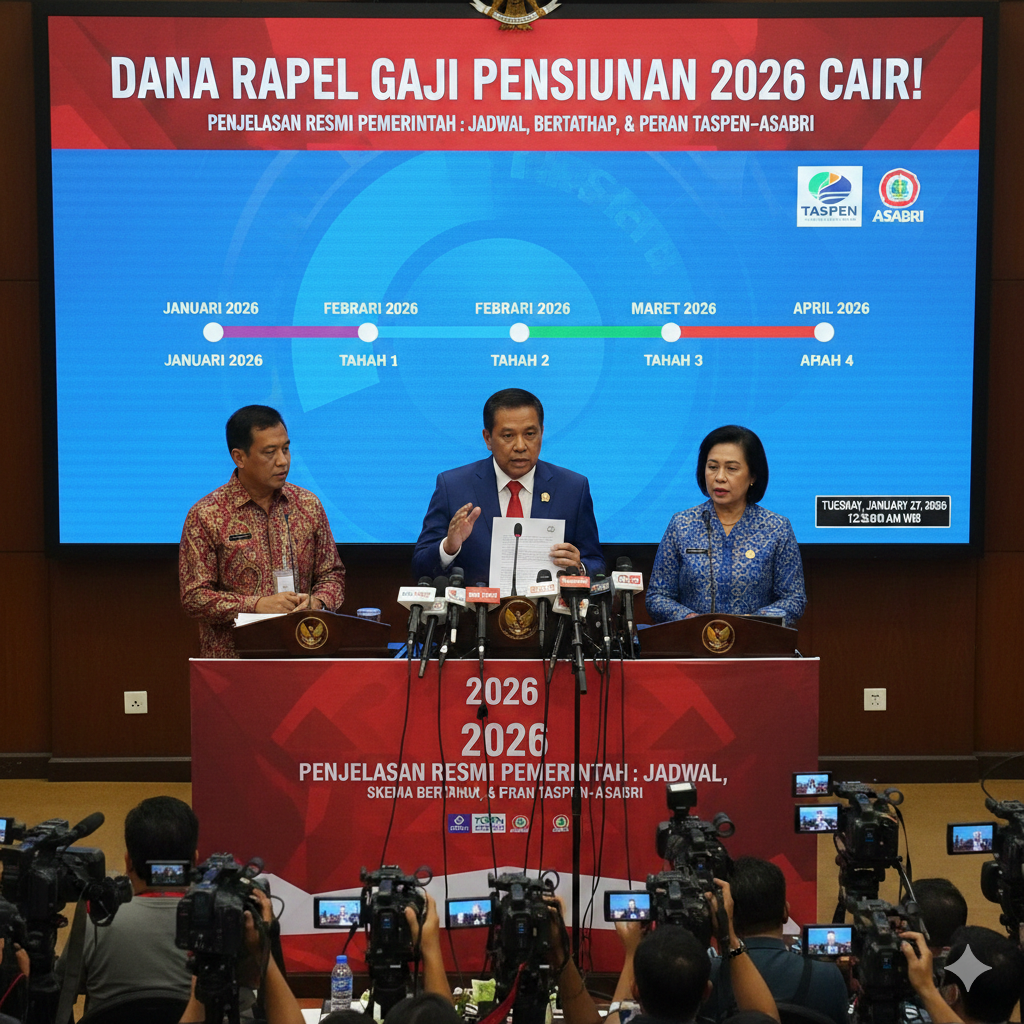 Dana Rapel Gaji Pensiunan 2026