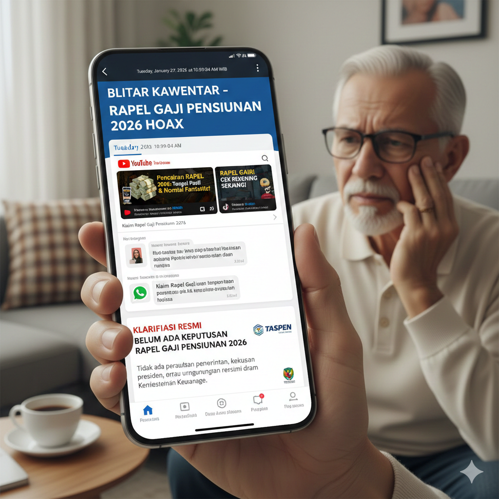 Isu Rapel Gaji Pensiunan 2026 Ramai di Media Sosial, Benarkah Sudah Cair? Ini Penjelasan Resmi Taspen