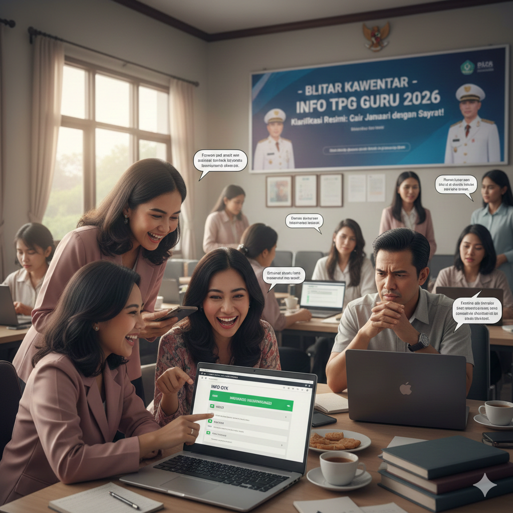 TPG Guru 2026 Cair Januari? Ramai Info GTK Hijau-Abu, Ini Klarifikasi Resmi Soal SKTP Otomatis dan Jadwal Pencairan