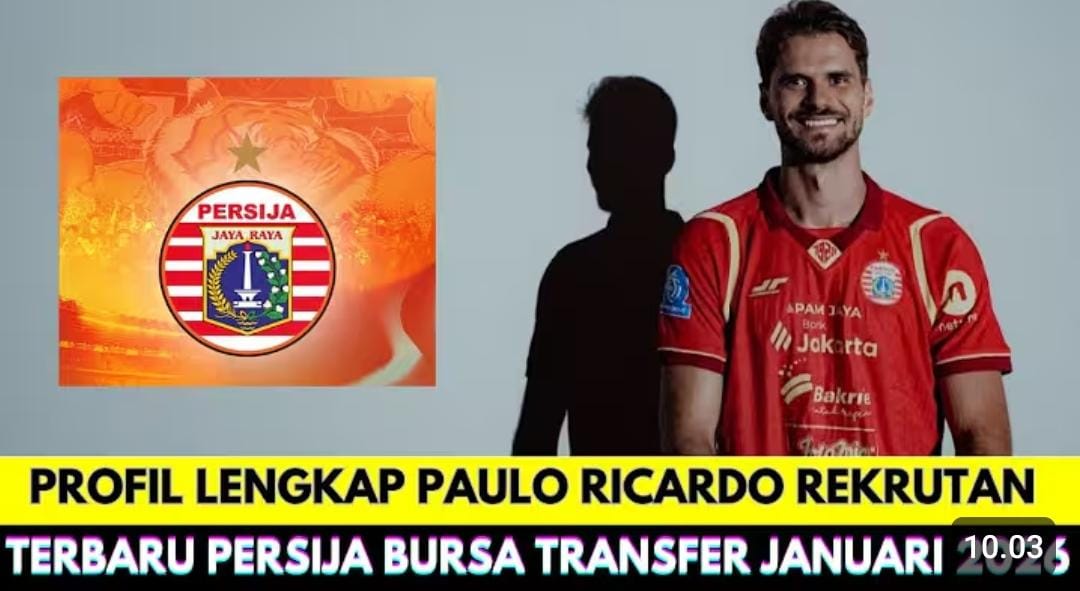Profil Paulo Ricardo, bek Brasil rekrutan transfer Persija Jakarta. Pengalaman Eropa jadi modal Macan Kemayoran kejar gelar.