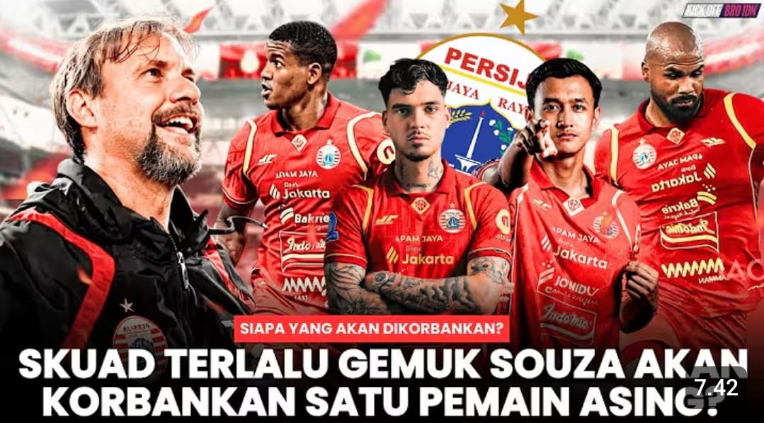 Skuad Persija Jakarta terlalu gemuk usai kedatangan pemain baru. Mauricio Souza dipaksa ambil keputusan besar demi patuhi regulasi.