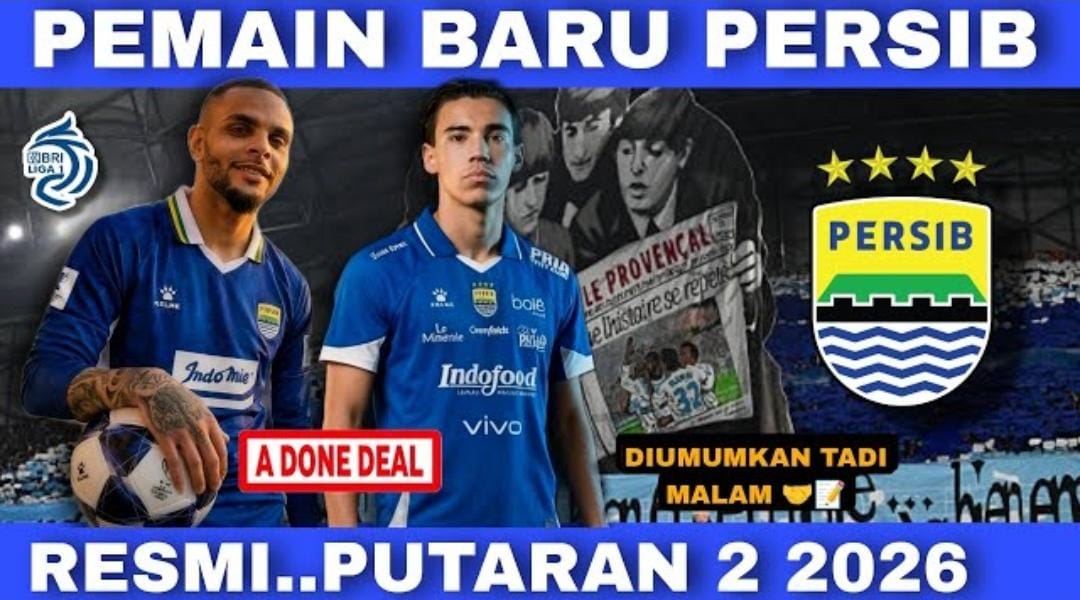 Dua pemain baru Persib Bandung resmi diumumkan usai kemenangan atas PSBS Biak. Ada eks PSG dan pemain Timnas Indonesia U-23.