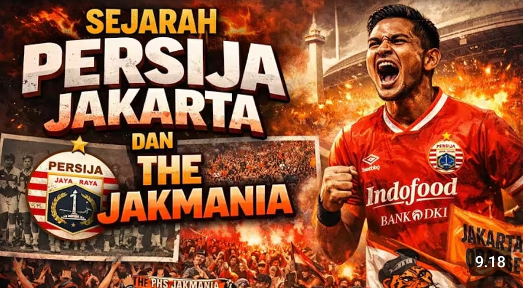 Sejarah Persija Jakarta dari alat perjuangan melawan Belanda hingga menjadi klub modern dengan Jakmania dan JIS sebagai simbol baru.