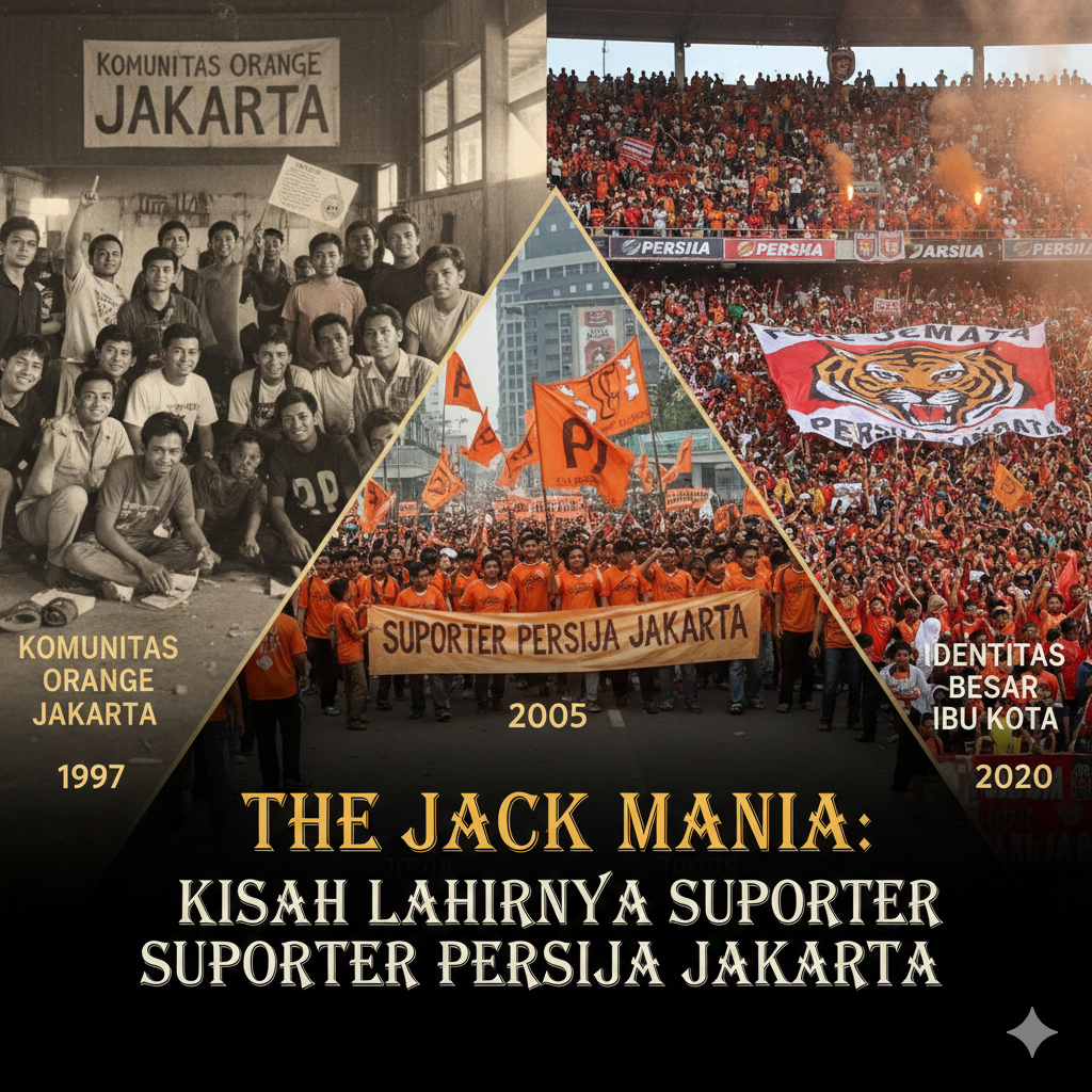 The Jack Mania: Kisah Lahirnya Suporter Persija Jakarta, Dari Komunitas Kecil hingga Identitas Besar Ibu Kota