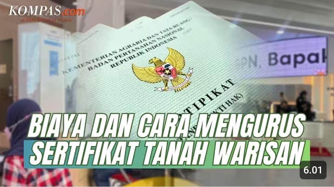 Mengurus sertifikat tanah warisan ternyata mudah. Ini syarat lengkap, alur resmi di BPN, serta rincian biaya yang wajib diketahui.