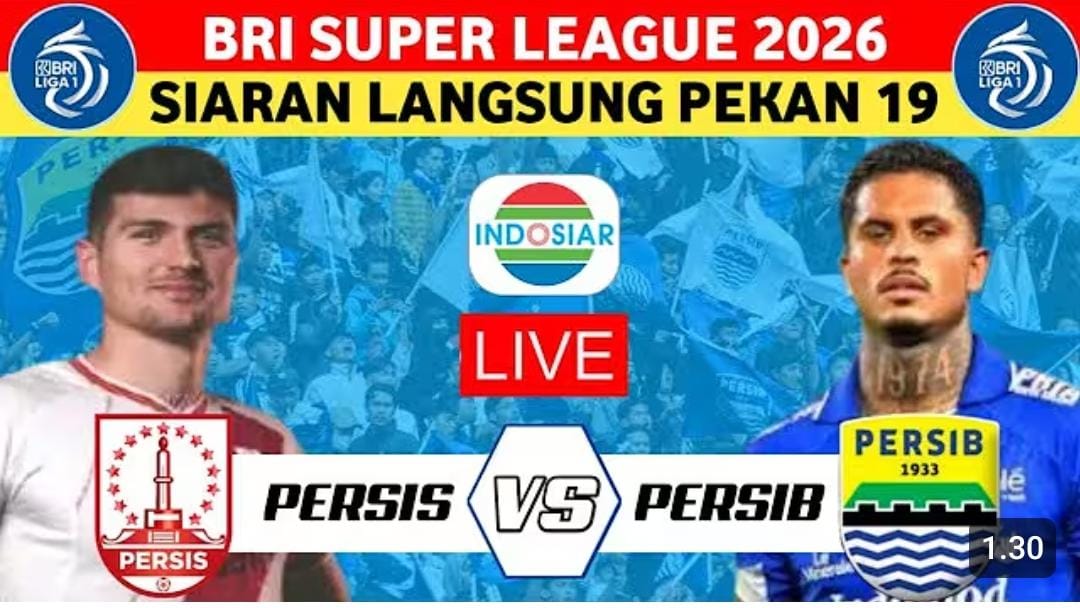 Persib Bandung vs Persis Solo di pekan ke-19 BRI Super League. Maung Bandung incar poin penuh, Persis tertekan di dasar klasemen.