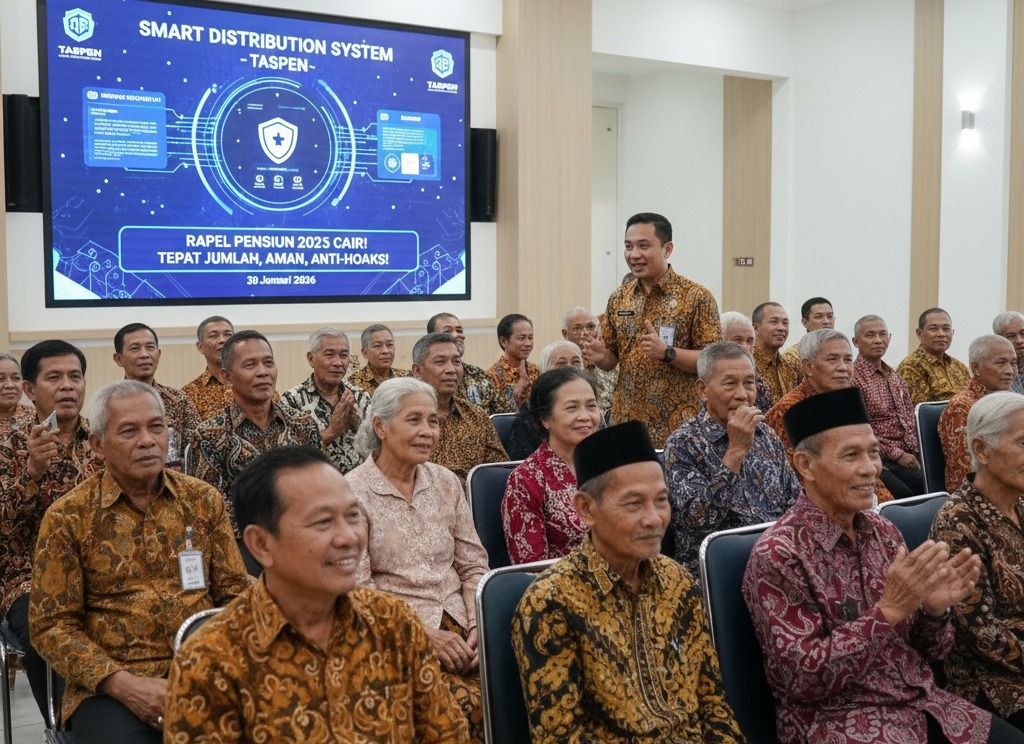 Presiden Prabowo setujui kenaikan gaji pensiunan PNS cair Januari 2026. Cek jadwal rapel dan sistem Smart Distribution dari PT Taspen di sini!