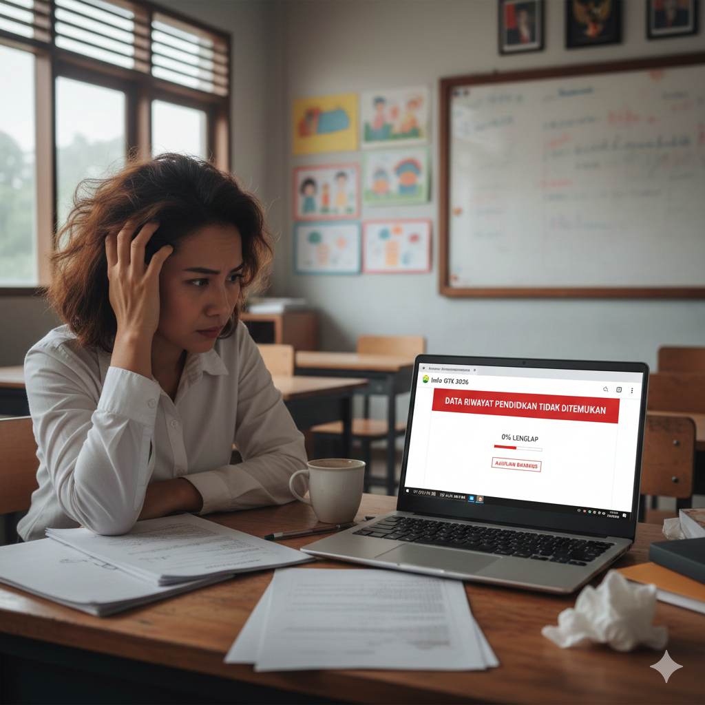 Riwayat Pendidikan Hilang di Info GTK 2026 Bikin Panik Guru,