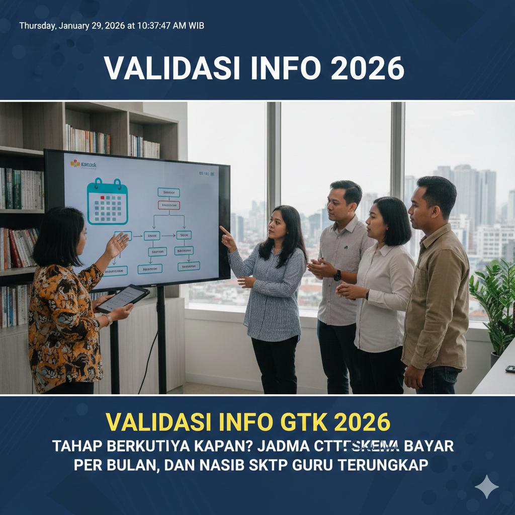 Validasi Info GTK 2026 Tahap Berikutnya Kapan?
