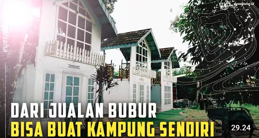Kampung Bubur Blitar bermula dari gerobak bubur bayi yang sering diusir, kini jadi wisata edukasi dan mengantar pemiliknya naik haji
