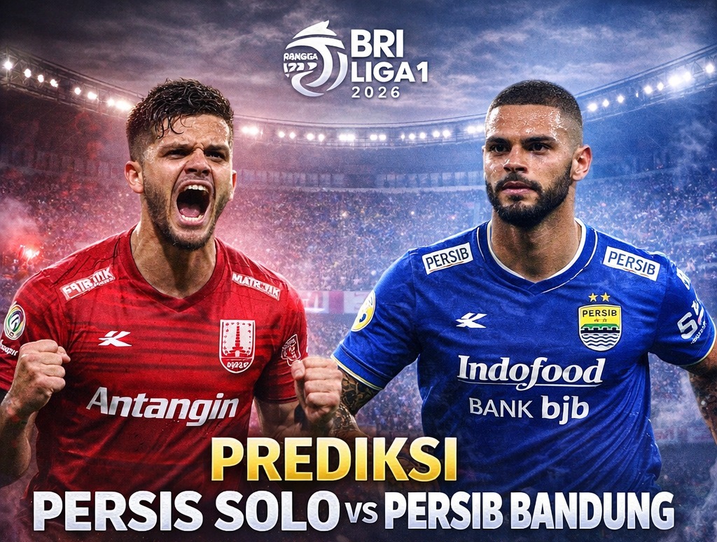 Prediksi Persis Solo vs Persib Bandung pekan 19 BRI Super League! Ramalan kartu Lintrik sebut Maung Bandung terancam kalah tipis di Manahan. Cek di sini!