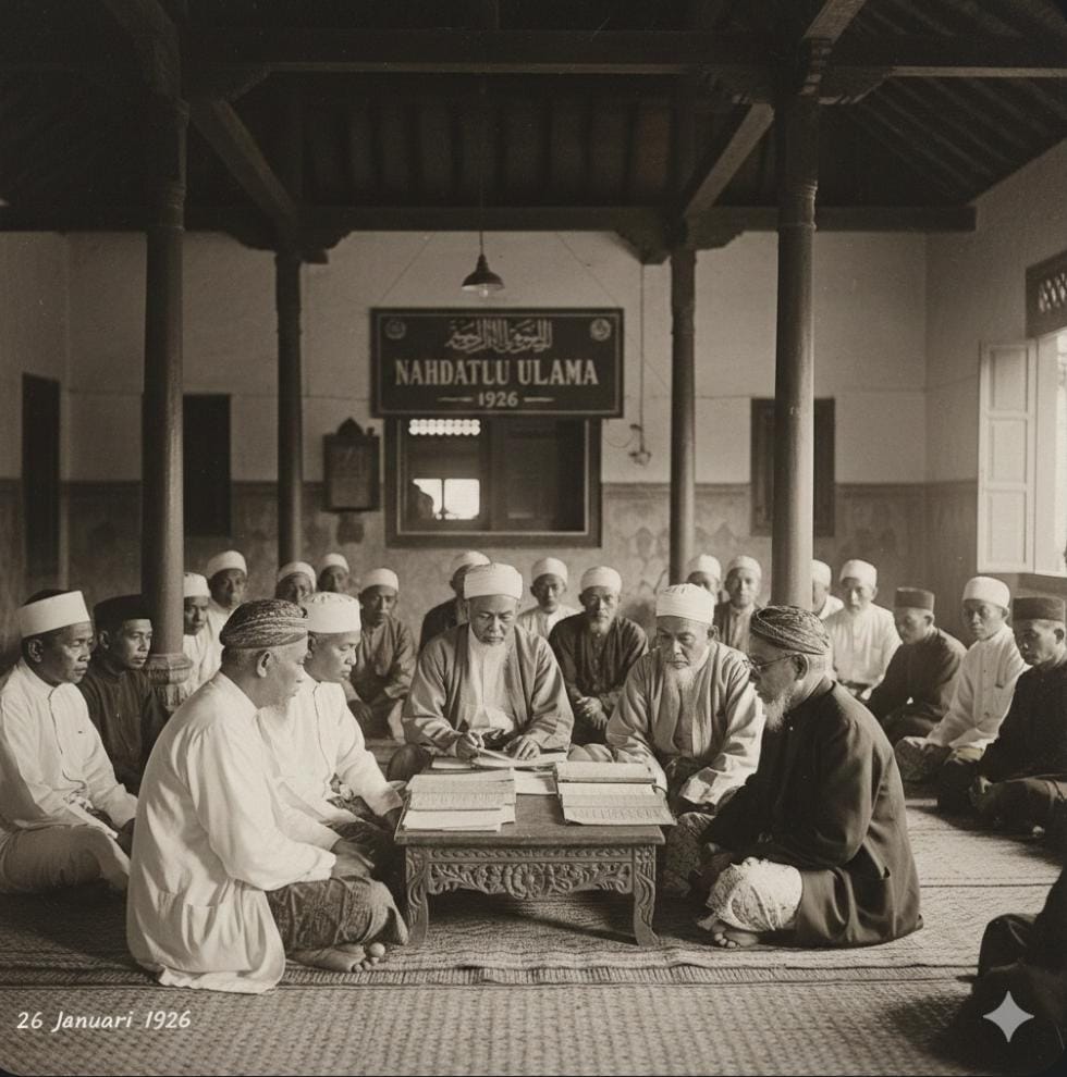 Sejarah Nahdlatul Ulama dari Komite Hijaz hingga berdiri 1926, kisah NU menjadi organisasi Islam terbesar di Indonesia.