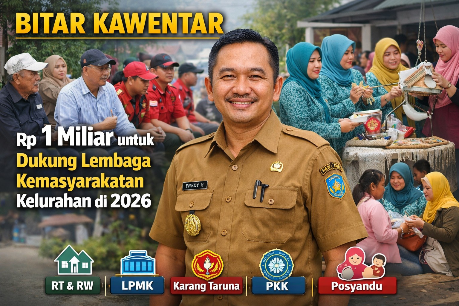 Karang Taruna Bakal Dijatah Anggaran Untuk Seluruh LKK pada 2026